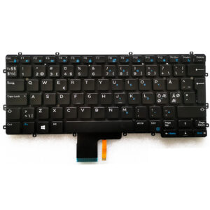 Dell Latitude 13 E7370 US Backlight Laptop Keyboard